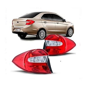 LANTERNA TRASEIRA KA 15/18 15 16 17 18 SEDAN BICOLOR LADO ESQUERDO MOTORISTA