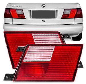 LANTERNA TRASEIRA SANTANA 99/06 99 00 01 02 03 04 05 06 TAMPA MALA RUBI CRISTAL LADO DIREITO PASSAGEIRO JCV104822