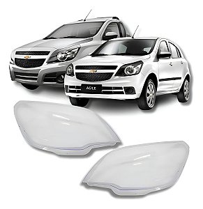 LENTE FAROL AGILE 09/16 09 10 11 12 13 14 15 16 LADO DIREITO PASSAGEIRO