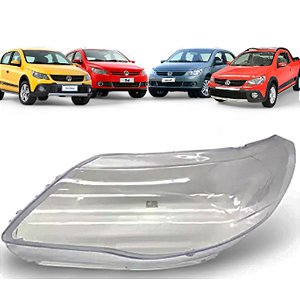 LENTE FAROL GOL SAVEIRO VOYAGE G5 09/14 09 10 11 12 13 14 LADO ESQUERDO MOTORISTA