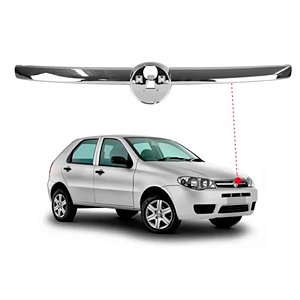 MOLDURA GRADE FRISO FRONTAL PALIO ECONOMY 10/14 CROMADO 10 11 12 13 14