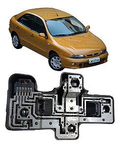 SOQUETE CIRCUITO LANTERNA TRASEIRA BRAVA 97/07 97 98 99 00 01 02 03 04 05 06 07 LADO ESQUERDO MOTORISTA "CARELLO"