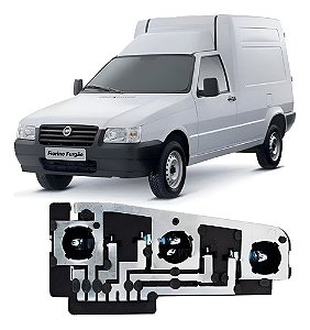 SOQUETE CIRCUITO LANTERNA TRASEIRA FIORINO ELBA 87 88 89 90 91 92 93 94 95 96 97 98 00 01 02 03 04 87/04 LADO DIREITO PASSAGEIRO