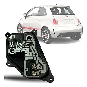 SOQUETE CIRCUITO LANTERNA TRASEIRA FIAT 500 CINQUENTENTO 10/13 10 11 12 13 LADO ESQUERDO MOTORISTA
