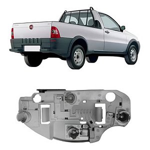 SOQUETE CIRCUITO LANTERNA TRASEIRA STRADA 98/04 98 99 00 01 02 03 04 LADO ESQUERDO MOTORISTA