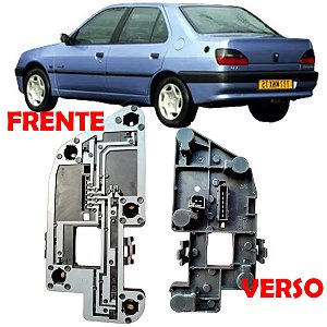 SOQUETE CIRCUITO LANTERNA TRASEIRA PEUGEOT 306 98/03 98 99 00 01 02 03 SEDAN LADO DIREITO PASSAGEIRO ORIGINAL
