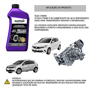 OLEO CAMBIO 75W80 RADNAQ 1lt 846..