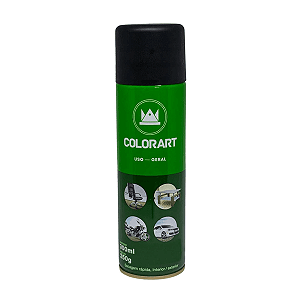 SPRAY COLORART PRETO FOSCO 305.