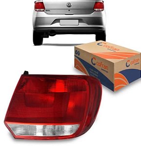 LANTERNA TRASEIRA GOL G6 12/16 12 13 14 15 16 BICOLOR C/RE CRISTAL HELLA LADO DIREITO PASSAGEIRO