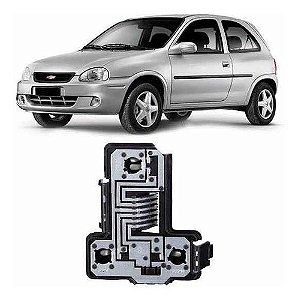 SOQUETE CIRCUITO LANTERNA TRASEIRA CORSA 2P 00/03 00 01 02 03 BOLHA LADO DIREITO PASSAGEIRO