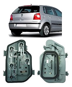 SOQUETE CIRCUITO LANTERNA TRASEIRA POLO 03/06 HATCH 03 04 05 06 LADO DIREITO PASSAGEIRO