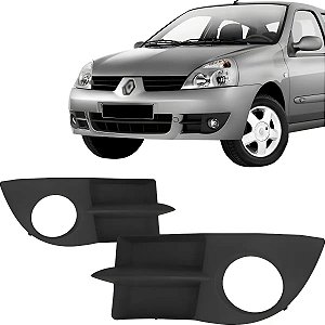 GRADE PARACHOQUE CLIO 06/12 06 07 08 09 10 11 12 COM FURO LADO DIREITO (PASSAGEIRO) 18408