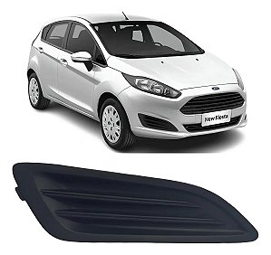 GRADE PARACHOQUE NEW FIESTA 13 14 15 16 17 18 19 SEM MILHA FURO AUXILIAR LADO DIREITO (PASSAGEIRO) RX11078