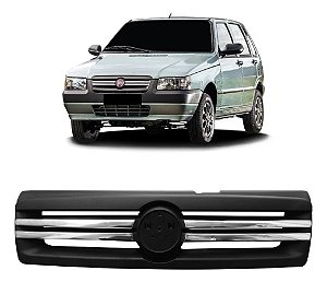 GRADE UNO FIORINO 08/12 08 09 10 11 12 PRETO FRISO CROMO RX13016