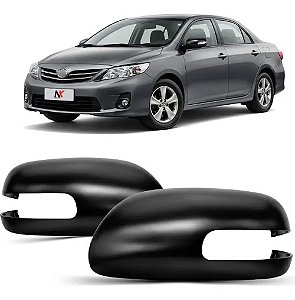 CAPA ESPELHO RETROVISOR COROLLA 08/13 08 09 10 11 12 13 COM SETA LADO DIREITO PASSAGEIRO 6650