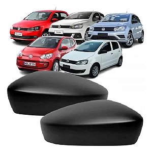 CAPA ESPELHO RETROVISOR GOL G6 12/ FOX UP 11/ PRETO LADO DIREITO PASSAGEIRO 6632/0090075