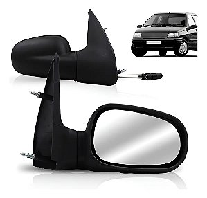 ESPELHO RETROVISOR CLIO 94/99 94 95 96 97 98 99 COM CONTROLE LADO DIREITO PASSAGEIRO 166441.0