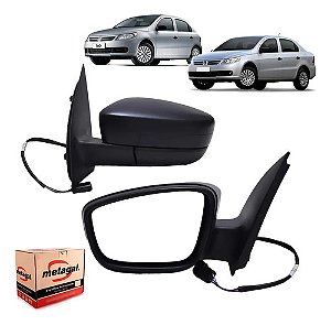 ESPELHO RETROVISOR GOL G5 ELÉTRICO LADO ESQUERDO MOTORISTA SEM SETA RWSE27CE