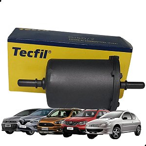 FILTRO COMBUSTÍVEL PEUGEOT 206 FLEX "TECFIL" FCI1630/GI50/7