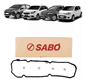 JUNTA TAMPA VALVULA BORRACHA ALUM S POLIA VARIAVEL FIAT MOBI GRAND SIENA IDEA PALIO PUNTO SIENA MTR EVO 1.4 FLEX "SABO" 141785BN/75629
