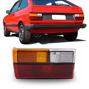 LANTERNA TRASEIRA GOL 80/86 80 81 82 83 84 85 86 COM FRISO PRETO TRICOLOR LADO ESQUERDO MOTORISTA JCV102112