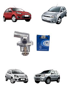 VÁLVULA TERMOSTÁTICA FIESTA ECOSPORT KA MOTOR ZETEC AMD36028/5525.100/MQ0559/VT525.100