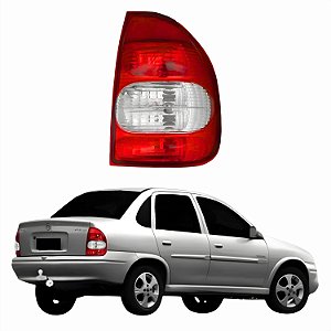 LANTERNA TRASEIRO CORSA SEDAN/CLASSIC 00/ LE CRISTAL JCV156332/ZN1414362