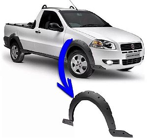 MOLDURA PARALAMA STRADA WORKING 14/18 CZA TEXT DIANTEIRO LE 3554