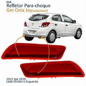 REFLETOR P/CHOQUE TRASEIRO ONIX SL/LT 13/ JOY 17 184192