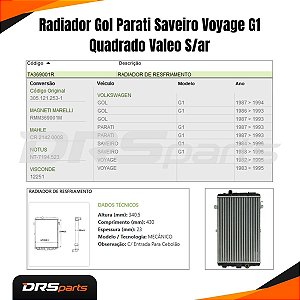 RESERVATÓRIO RADIADOR PARATI/GOL/SAVEIRO/VOYAGE AMD8466/NV009