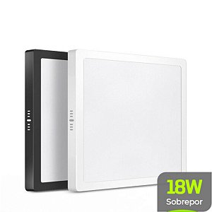 Painel LED Backstage Sobrepor Quadrado 18W Autovolt | LUMANTI (210x210x27)