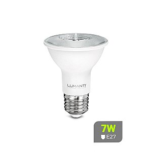 Lâmpada LED PAR20 E27 7W 36° AUTOVOLT | LUMANTI