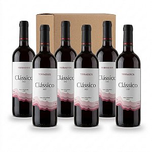 Box Clássico Tinto Suave – 6 garrafas