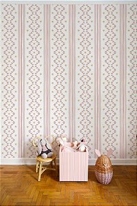 Papel De Parede Listras e Ikat
