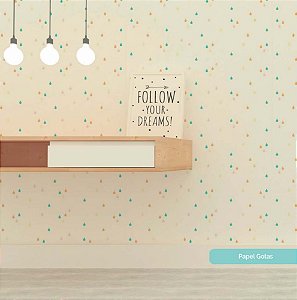 Papel De Parede Gotas