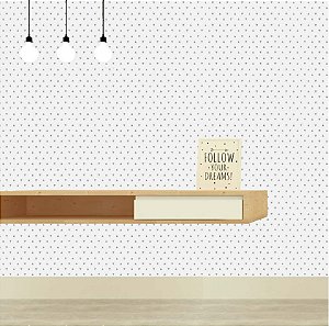 Papel De Parede Mini Triângulos Traços