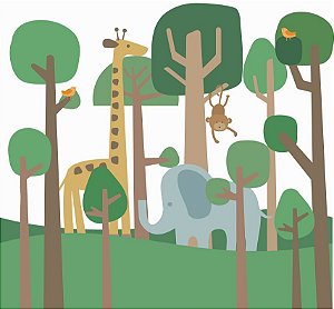 Painel De Parede Floresta Forte