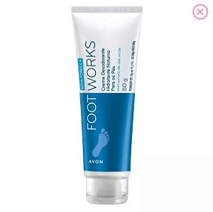 Creme Hidratante para os pes Foot Works Avon 80g