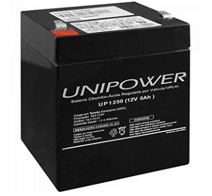 Bateria Selada Para Sistemas De Segurança 12v 5ah Unipower