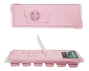 Forma de gelo base em silicone e tampa