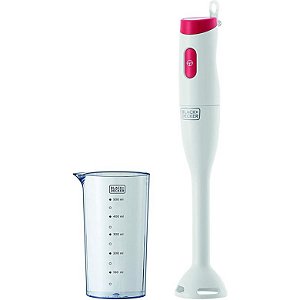 Mixer Vertical 250W 127V Black&Decker Branco e Vermelho