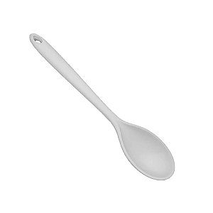 Colher Profissional em Silicone com 36 cm Branca Weck