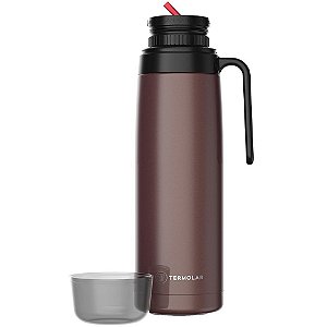 Garrafa Térmica Inox R-Evolution 1L Dupla Ação Termolar