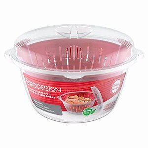 Panela de Cozimento á Vapor para Micro-ondas, Euro Home