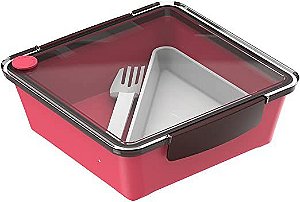 Marmita Urbana Tekcor 900ml, Soprano Vermelho