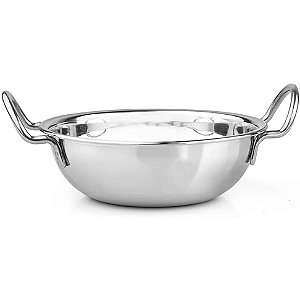 Saladeira Inox e Bacia com Alça 1,3L Plasvale