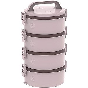 Soprano Marmita Térmica 4 Termopratos de 1.5 Litros Tekcor