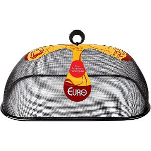 Tela Protetora 37 Cm Retangular Preto, UTS3857, Euro Home