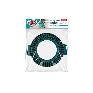 Refil Limpeza Pesada para Mop Giratório Flash Limp
