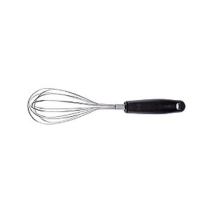 Batedor Fouet Fios de Aço Inox 28cm Cabo Preto Weck